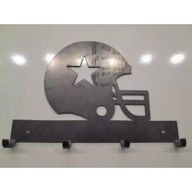 Unbranded Custom Cut Cnc Key Holder Football Helmet Cowboys