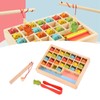 Wooden Magnetic Fishing Game Safe Letters Cognition Preschool Gift for