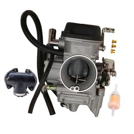 SVKCAR XV1600A Carburetor for Yamaha 1999-2003 Road Star 1600 Silverado XV1600A XV1600AT Carb Replaces #4WM-14101-03-00 4WM-14101-13-00, with Intake Manifold Joint Boot