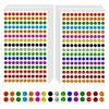 EUZUXU Pack of 3520 Shiny Colourful Circle Dot Stickers Sparkle