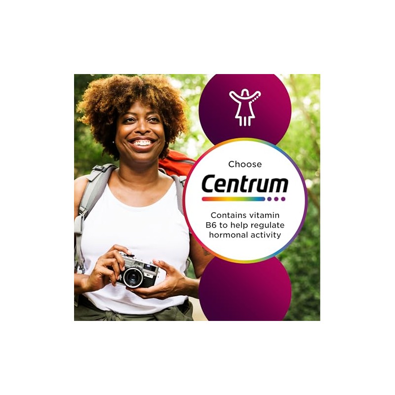 Centrum Women 50+ Tablets Multivitamin & Mineral Supplements, 23 Essential