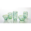 tag 16 oz. Confetti Glass Stemless Wine Drinkware Green And