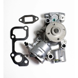 ATVWorks Compatible Kawasaki 2510/3010/4010 Diesel Mule Water Pump (Replaces 49301-1052/49301-0001) W/GASKETS (Replaces 11060-1957 & 11060-1958)