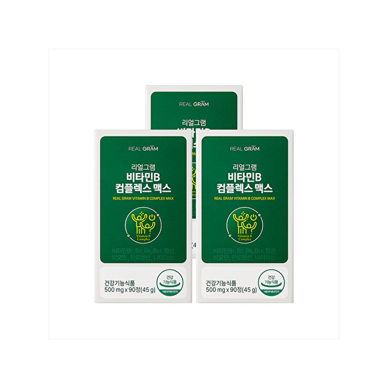 Realgram [Realgram] [Realgram] Vitamin B Complex Max 500mg x 90