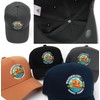 FLIPPER Kpop Fashion Outdoor Camping Round Embroidered Cap, Men's, Women's,