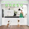 Reinforced 96" Wide Retractable Baby Gates Extra Wide Dog Gate