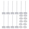 PATIKIL 4 Inch Perforated Insulation Pins with Round Washers, 50