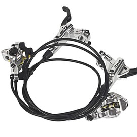 JPAMZCEO Bicycle Brake Levers Left and Right Lever Set 800/1400mm MTB Bicycle Hydraulic Disc Brake Set Front and Rear Bike Parts