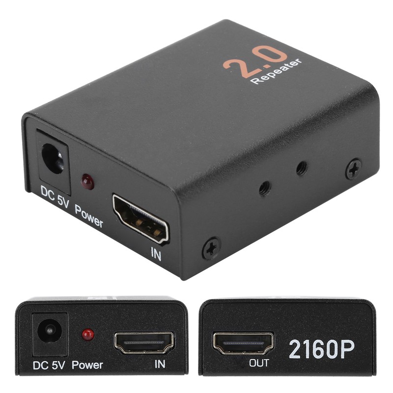 Mini HDMI2.0 Extender Repeater Support 4Kx2K HDMI Signal Amplifier Support