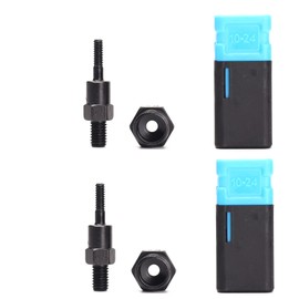 Rivet nut Gun Mandrel and Nose Pieces Accessary (SAE 10-24 2 Pack)