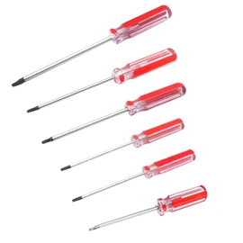6pcs Plastic handle Triangle Head Screwdriver Set Magnetic Tip Y Shape Triangle Head Screwdrivers Set.(1.8/2.0/2.3/2.7/3.0/4.2mm）