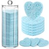 Sieral 120 Pcs Compressed Facial Sponges with Container Face Sponge