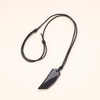 coai Wolf Fang Pendant Necklace, Non-metal, Black