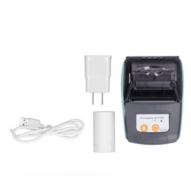 Bluetooth Thermal Printer 58mm Label Printer Pocket Printer  100‑240V for Home Warehouse