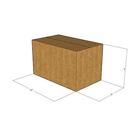 E1 Packaging 10" x 6" x 6" Corrugated Boxes 32 ECT (Pack of 10-10x6x6) | Quality moving boxes. Great for shipping boxes for Business, office or home.