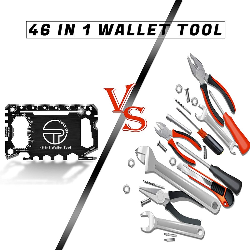 Pole Tip Snowflake and Credit Card Multitool Plus - 46