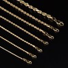 Next Level Jewelry Solid 14K Gold Vermeil Sterling Silver Rope