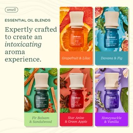 Lifelines Lifelines Essential Oil Blends, Pure Joy 5-Pack - Blended Essential Oils with Precision Pump for Aromatherapy Diffusers - Long-Lasting Scented Fragrance