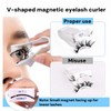 Magnetic false eyelashes,Long Lasting Reusable With Applicator,Magnetic Lashes,Natural Look No