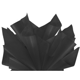 Flexicore Packaging® | Gift Wrap Tissue Paper | Size: 15"x20" | 100 Sheet | Acid Free Bulk Tissue Paper | (Black)