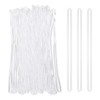 PATIKIL 50 PCS PVC Luggage Loop Strap Bag Tag Group