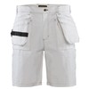 Blaklader Men's Painter Durable Lightweight White Cotton Work Shorts, 34