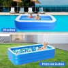 Alberca Inflables Grandes 260cm Piscinas Rectangulares Azul
