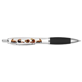 DV DESIGN 1 x Red Lesser Panda Black Pen - Nature Wild Animals Stationary School Equipment Teacher Friend Girls Boys Christmas Birthday #80683