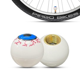 Tapón Pivote Cubre Válvula Bicicleta Moto Carro (Ojos)