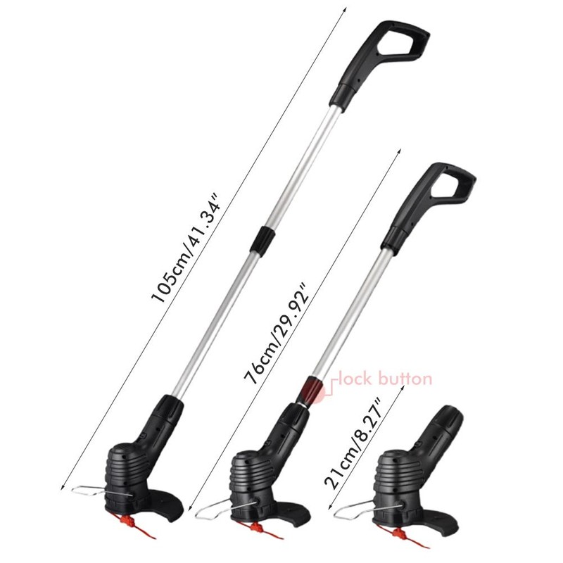 Garden Tool Cordless Lawn Trimmer Cordless Rechargeable Grass Trimmer String