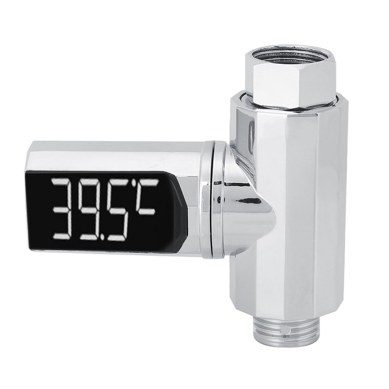 Waterproof LED Water Thermometer Visible Gauge Sensor 360 Degree Rotation