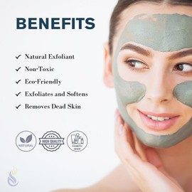 Clear Lee Cosmetic Grade Pumiseth - 100% Pure Natural Grain Powder DIY Soap Mask Great for Exfoliating Skin in Face Body Foot Scrub (8oz Fine Grains) Size / 클리어 리 코스메틱 등급의 푸미세스 - 100% 순수 천연 곡물파우더 DIY 비누 마스크 얼굴 몸 발용 스크럽(8온스 미세 곡물)의 피부 각질 제거에 좋습니다 Size