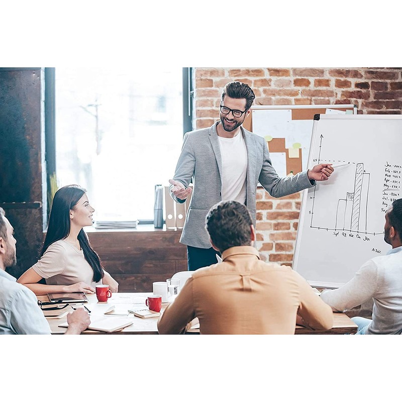 XBoard Magnetic Dry Erase Whiteboard 48 x 36 Inch, 4'