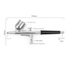 PRATYAHARA Double Action Airbrush Kit, Double Action Airbrush 0.3 mm