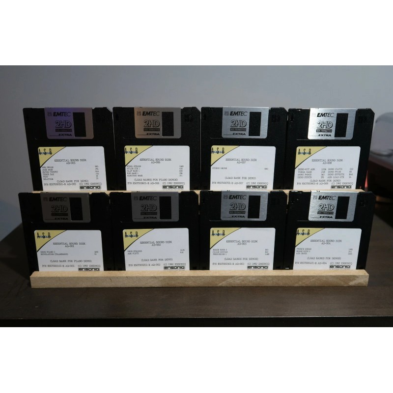 16Samples Ensoniq ASR-10 8 Disk Library Set Original Factory Sounds
