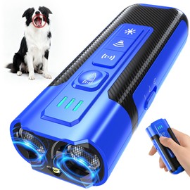 Dog Bark Deterrent Devices, 2X Ultrasonic Anti Barking Device for Dogs, Rechargeable No Barking Device for Own or Neighbor's Dogs
