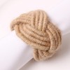 CENPEK Set of 6 Classic Braided Jute Napkin Rings