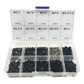 Kit De Tornillos 500pcs Para Portátiles M2, M2.5, M3