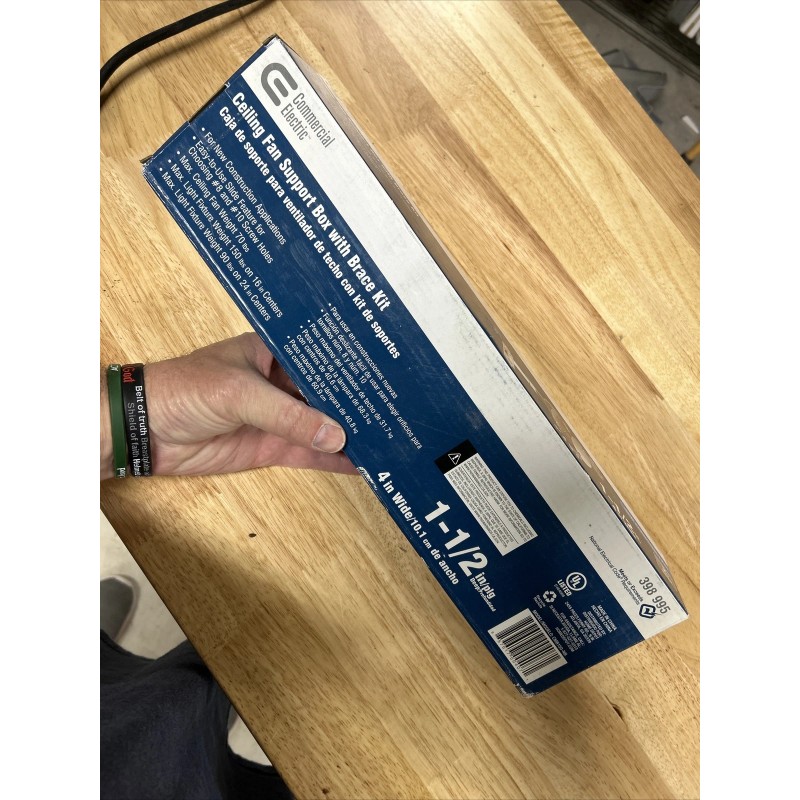 Commercial Electric CMB150-NB New Construction Brace with 1-1/2 in. Box