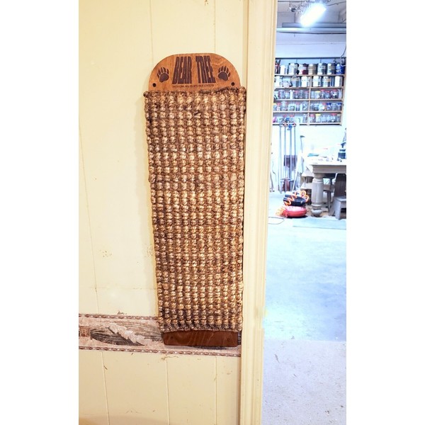 Bear Tree Wall Mounted Back Scratcher, Man Cave Decor, Back