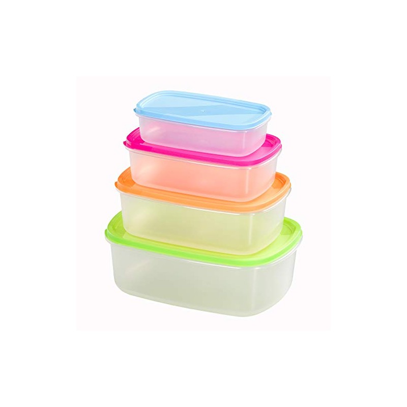 Chef Aid 4 Rectangular Storage Containers