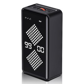 Digital Hourglass Timer, Magnetic Visual Focus Timers with Adjustable Alarm Volume & LED Display, Desk Flip Timer for Study,Work, Kitchen
