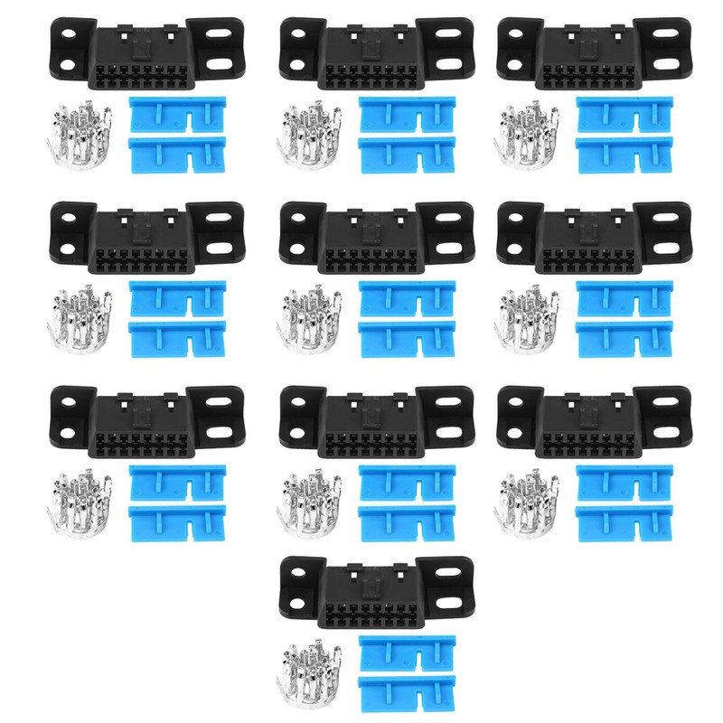 OBD2 II 16Pin Female Connector OBDII Cable Car Auto Adapter