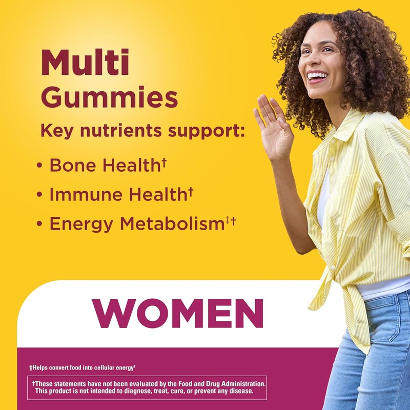 Nature Made Multivitamin For Women, Womens Gummy Multivitamins for Daily