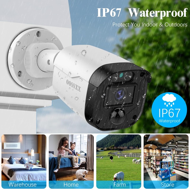 5.0Megapixel 1944P Security Bullet Extend Camera Outdoor Indoor Waterproof for