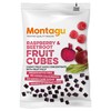 Montagu 10 Raspberry & Beetroot Fruit Cubes Snack, 10 Pack,