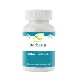 Ved Berberine 500mg Formula Better Absorption & Non GMO (90 Caps)