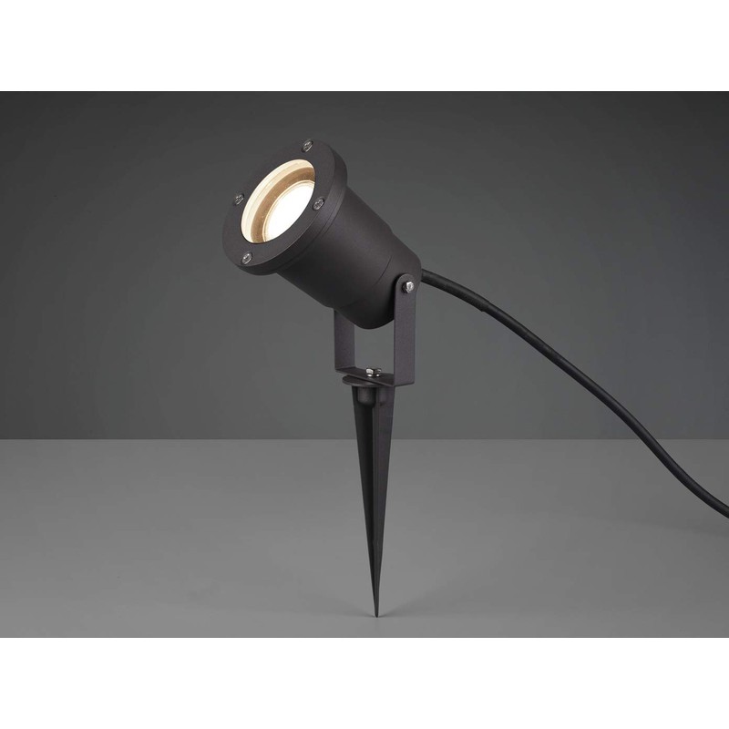 Pivoting Garden Spotlight with Ground Spike and 5 Metre Connection