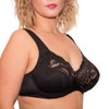 Wide Strap Bra Plus Size Full Coverage Underwire Support Panels