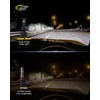 Cougar Motor 9012 Bulbs, HIR2 Fog Lights 6500K White Non-Polarity